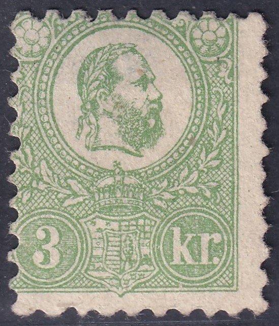 1871. Kőnyomat 3kr I-es típus - használatlan bélyeg!