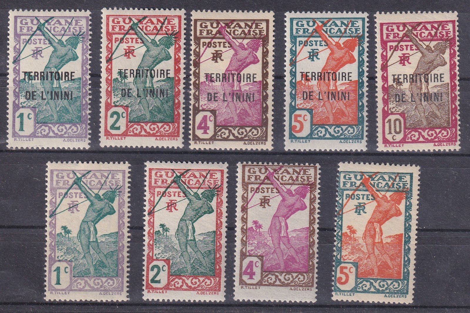 Afrika gyarmati kiadások - FRANCIA GUIANA