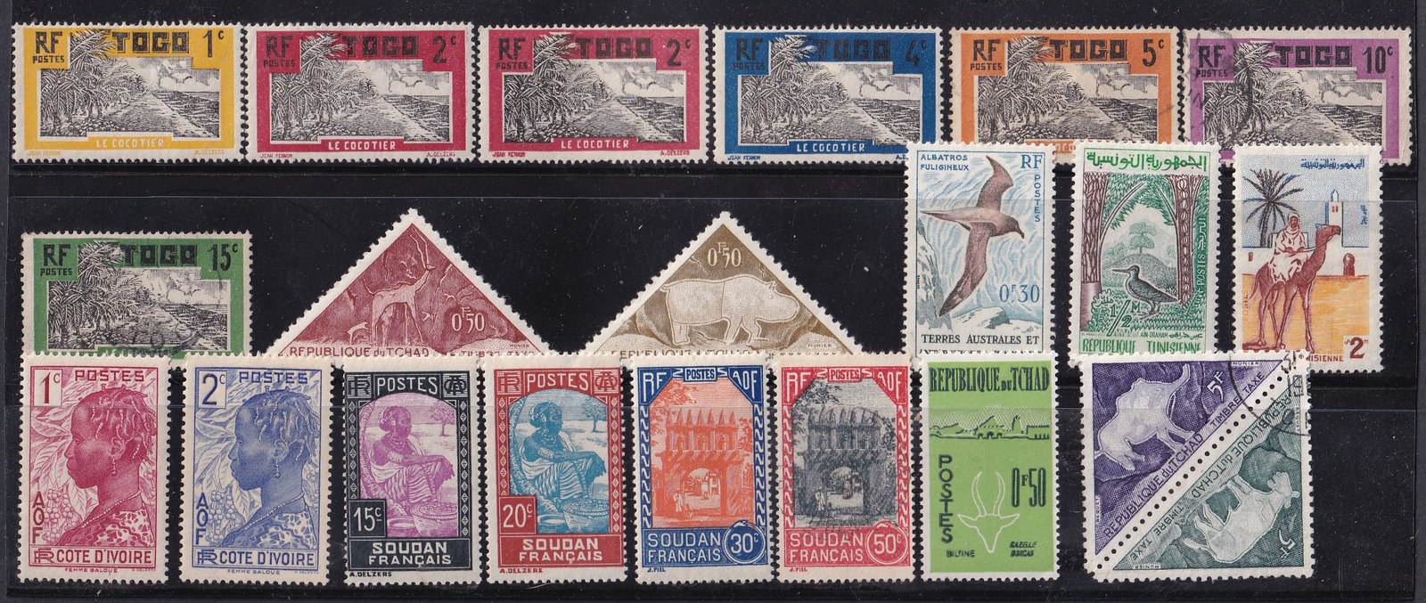 Afrika gyarmati kiadások – TOGO