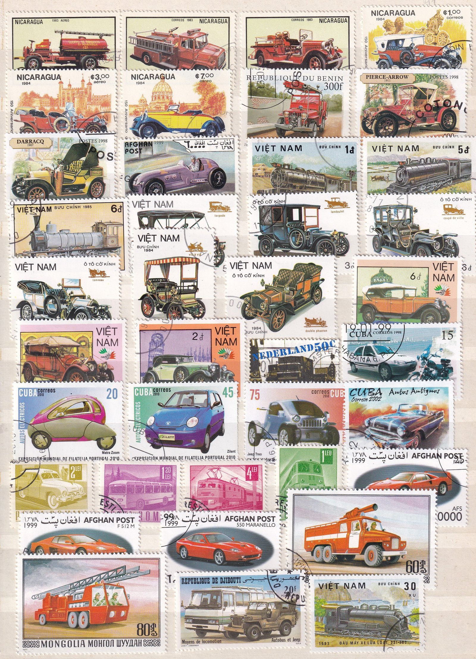 Közlekedés, autók-vonatok