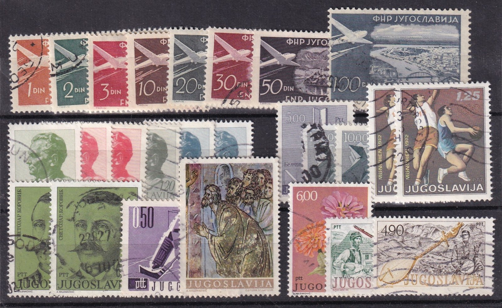 Jugoszlávia, köztük 1951 Repülő sor!!