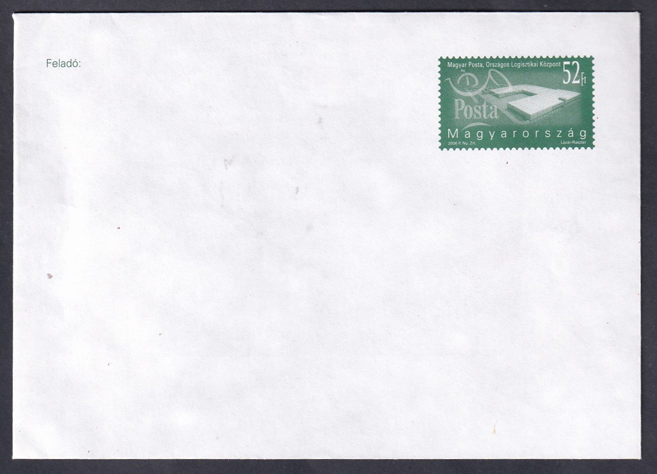 2006. 52Ft (használatlan) általános forgalmi boríték