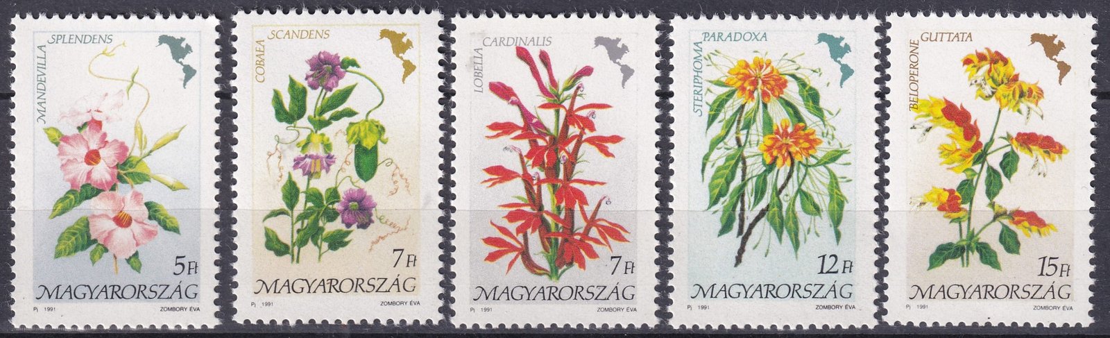 1991. Földrészek virágai