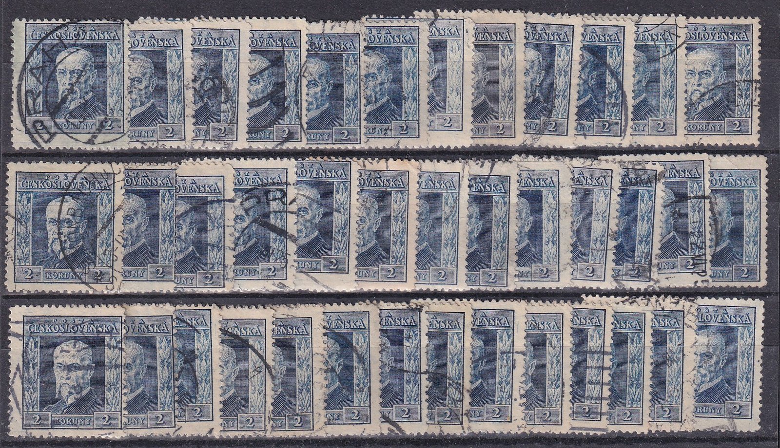 Csehszlovákia (1923-25) forgalmi bélyegek