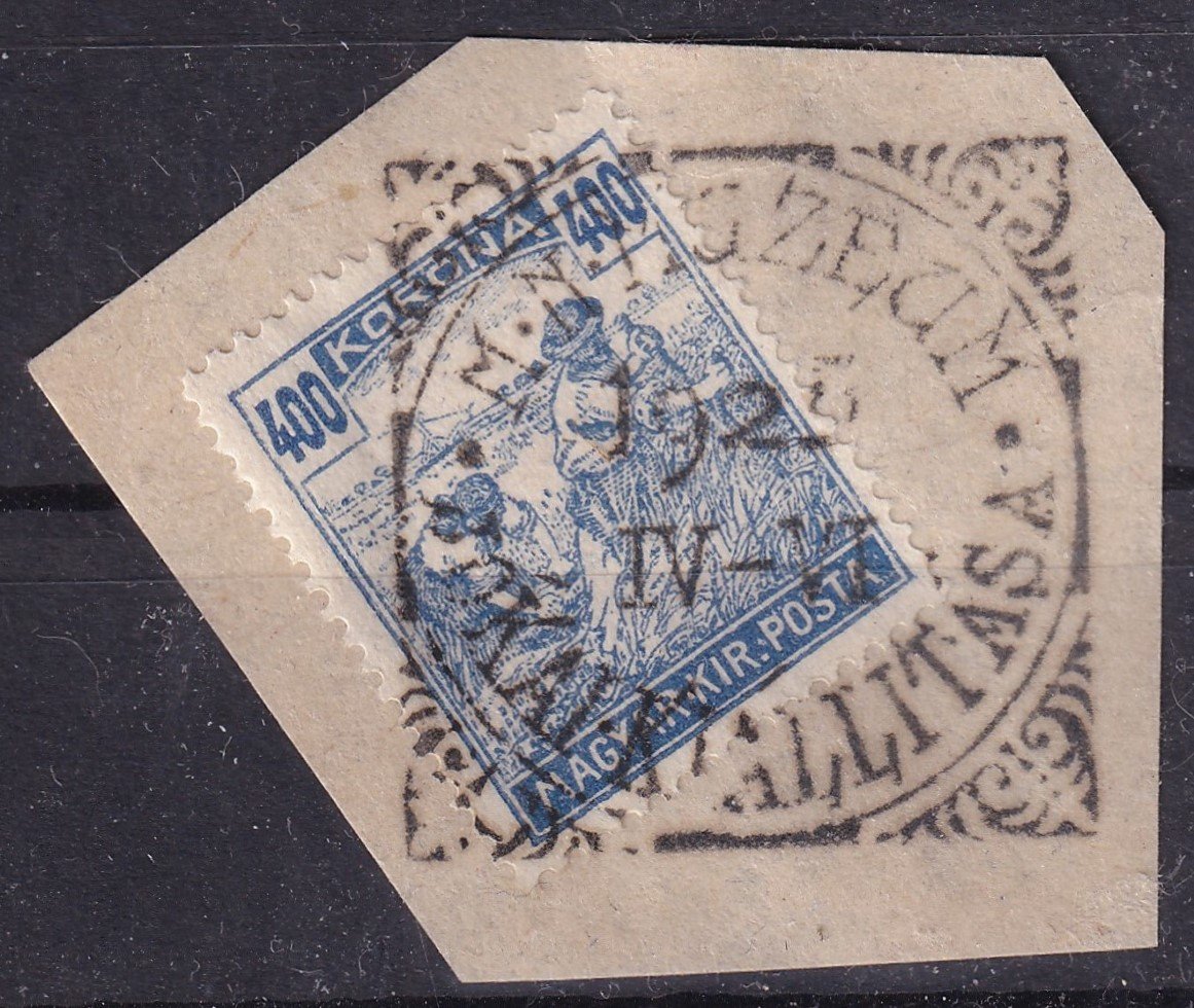 1925. M. N. MÚZEUM JÓKAI KIÁLLÍTÁS alaklmi bélyegzés