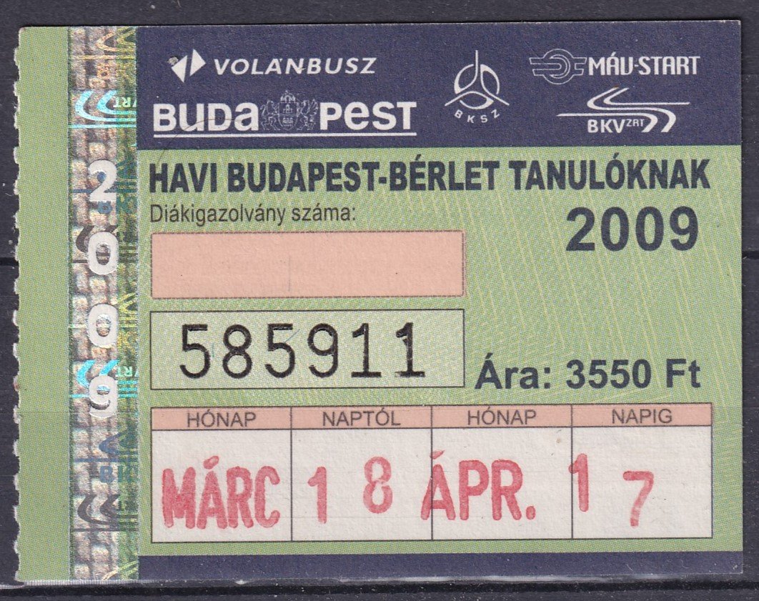 IMG_20260121_0006.1 2009. Havi Budapest-Bérlet Tanulóknak (3550Ft)