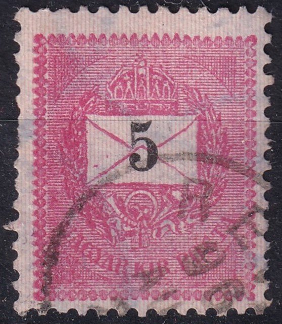 1889. 5kr /E/ - ívszéli nyomat /Czibula szakvéleménnyel/