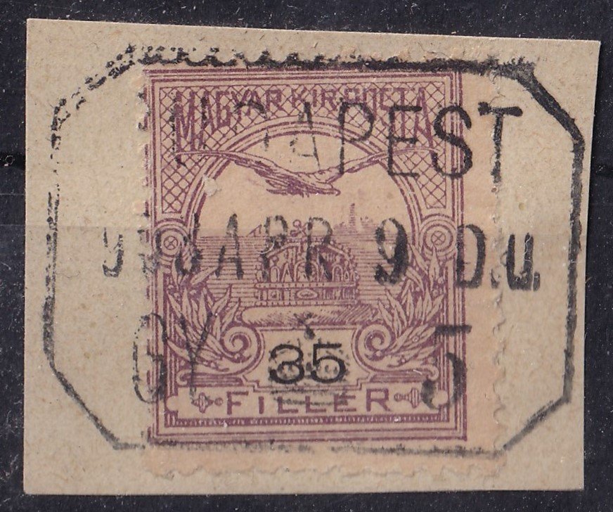 BUDAPEST gyűjtő hely bélyegzés