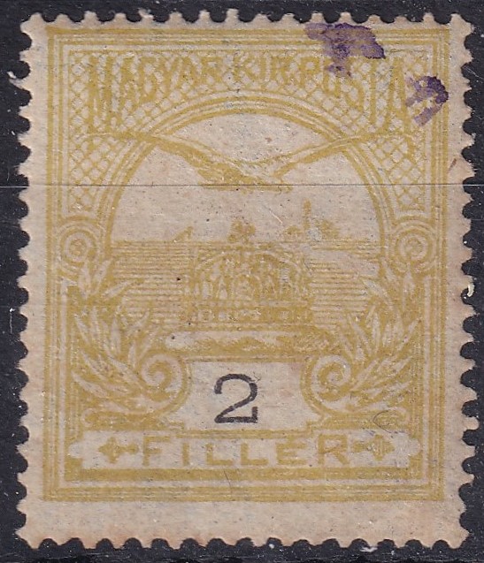 1906. 2f /C/ Bb számvízjel állással - (60 000)