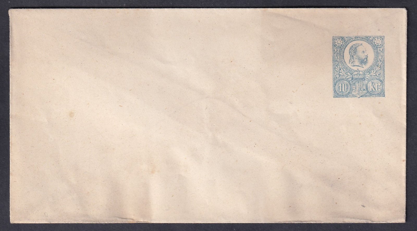 IMG_20260219_0017 1871. 10kr használatlan díjjegyes boríték