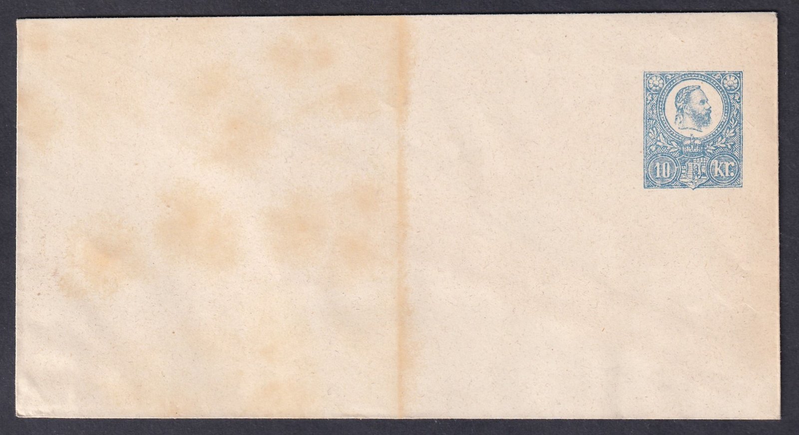 IMG_20260219_0019 1871. 10kr használatlan díjjegyes boríték