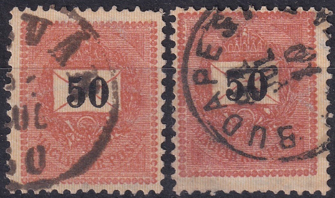 IMG_20260223_0008.2 2 db 1889. 50kr /E/ túlfestékezett nyomatok