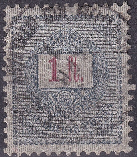 IMG_20260224_0003.15 BUDAPEST V. JÓZSEFTÉR / KIS UTALVÁNY - Az 1 forintos címlet alapvonalkázása ezen a példányon szokatlanul erőteljes!!