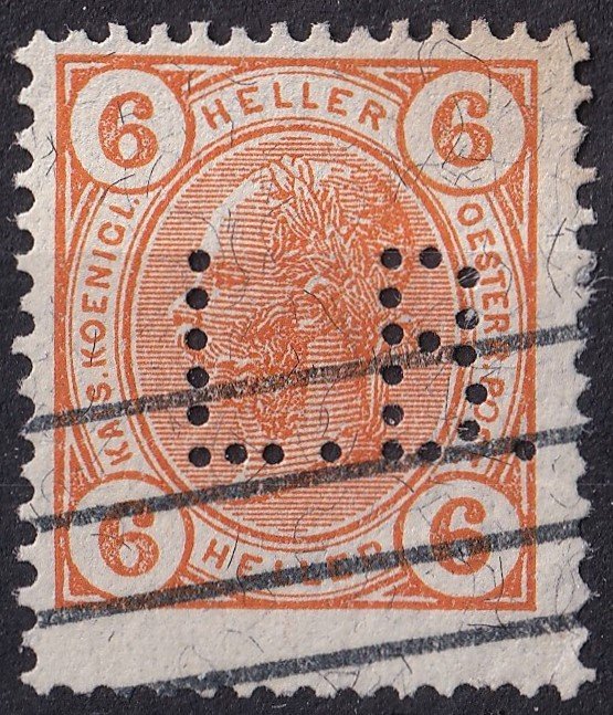 Ausztria *L.B.* perfin bélyeg