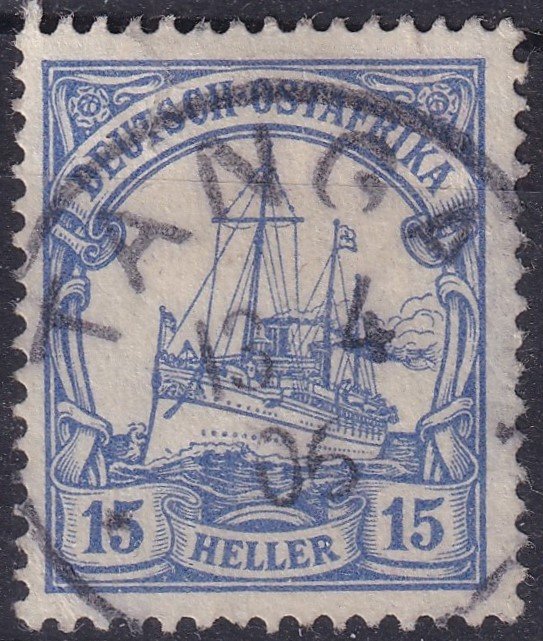 1906. Német Kelet-Afrika – 15 Heller - TANGA