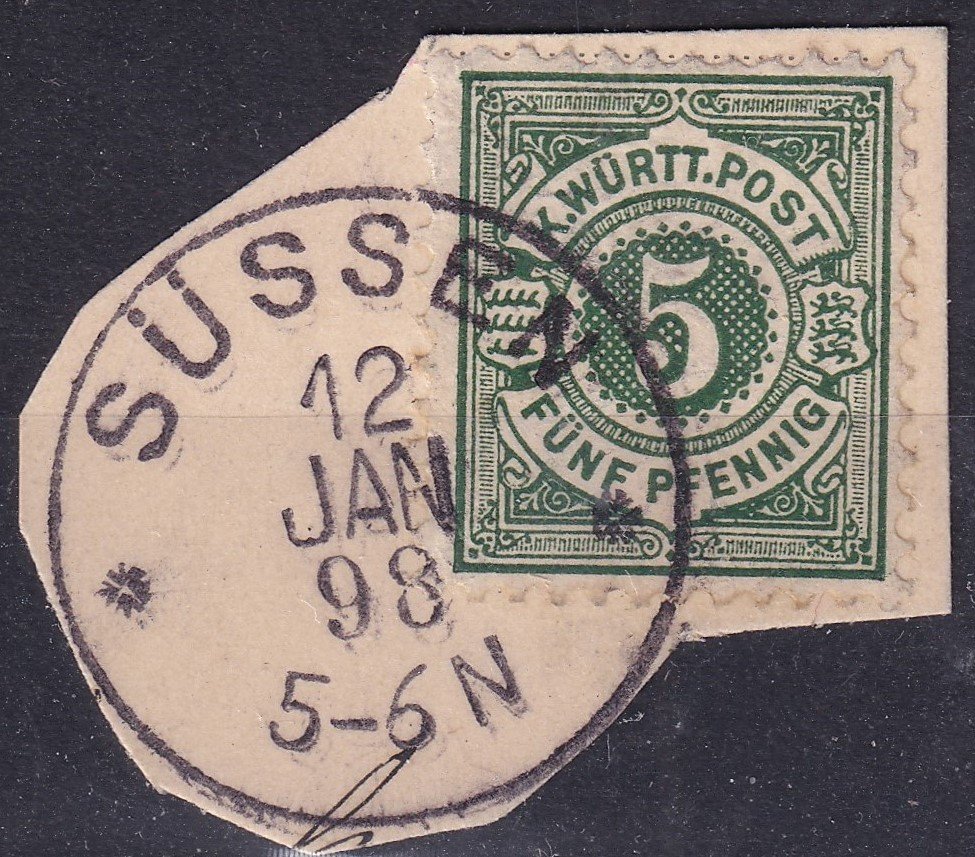 1890. WÜRTTEMBERG 5Pf