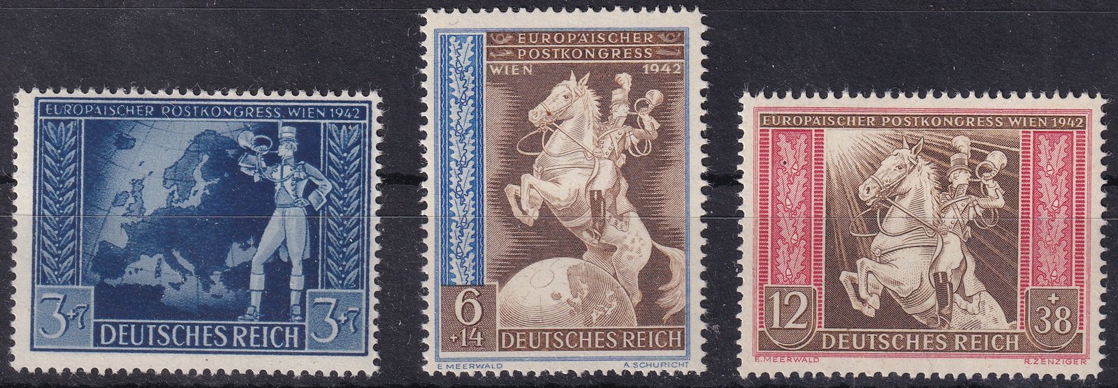 IMG_20260307_0001 1942. Harmadik Birodalom, Európai Postakongresszus sor