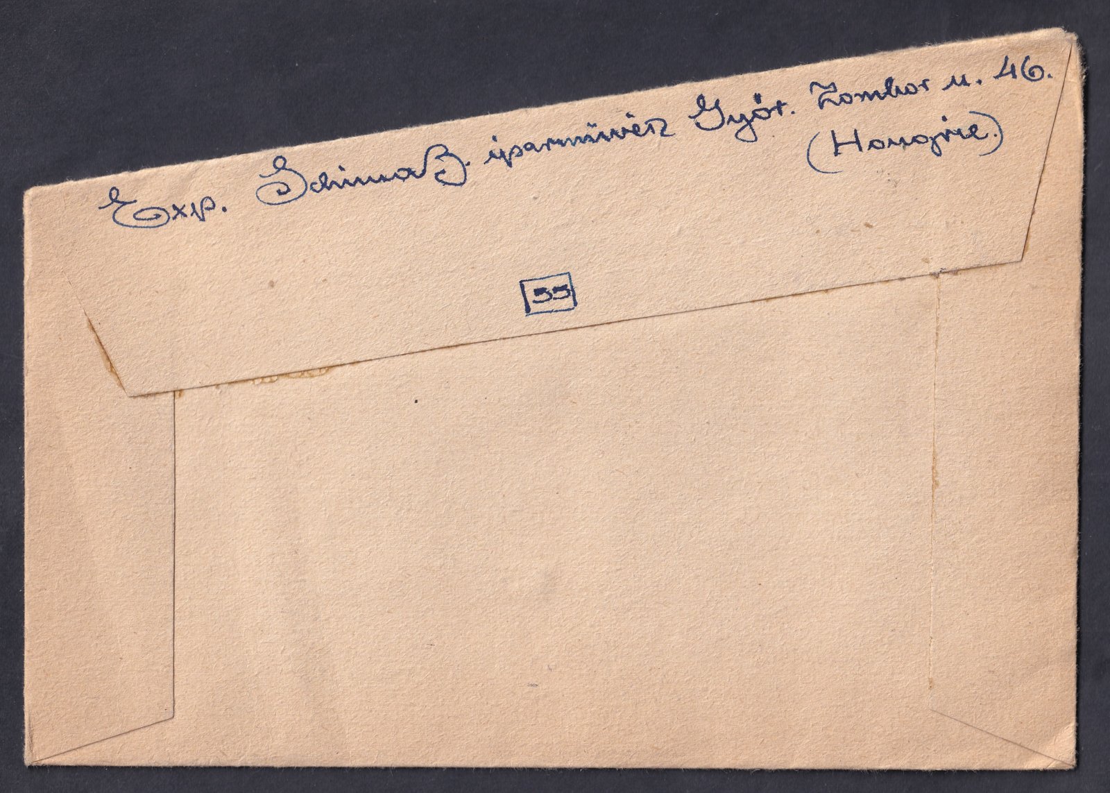 1955. Győr 8, Hollandiába (’s-Gravenhage) feladott expressz-ajánlott levél, eszperantó feliratos dekoratív borítékon, látványos többes, színes és vegyes bérmentesítéssel, kivésett (koronát vonalkázással pótló) bélyegzéssel.