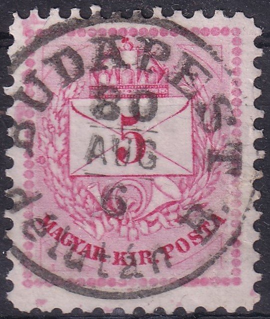 1874. 5kr /B/ - BUDAPEST / délután B.