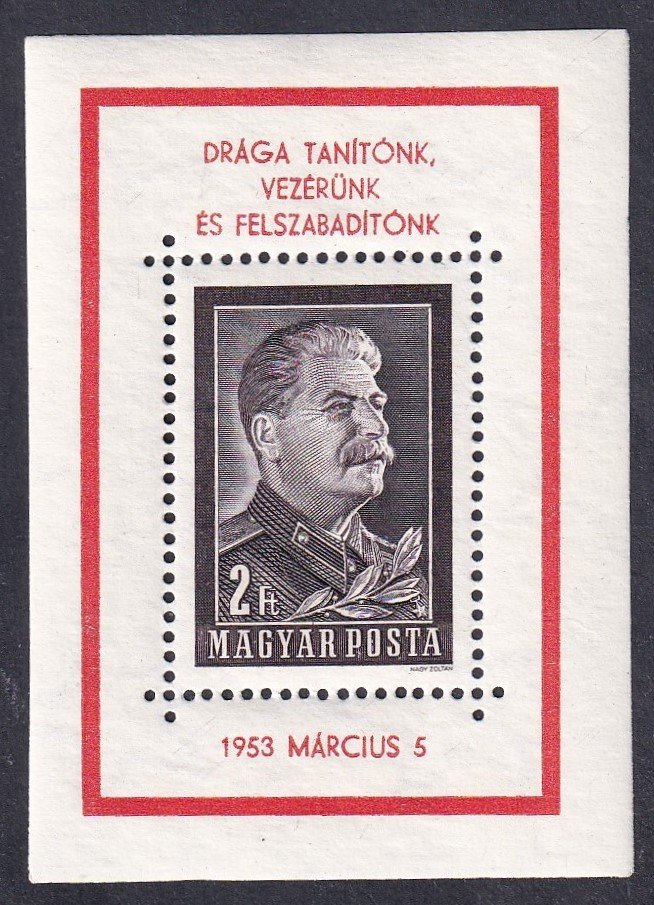 1953. Sztálin-gyászblokk