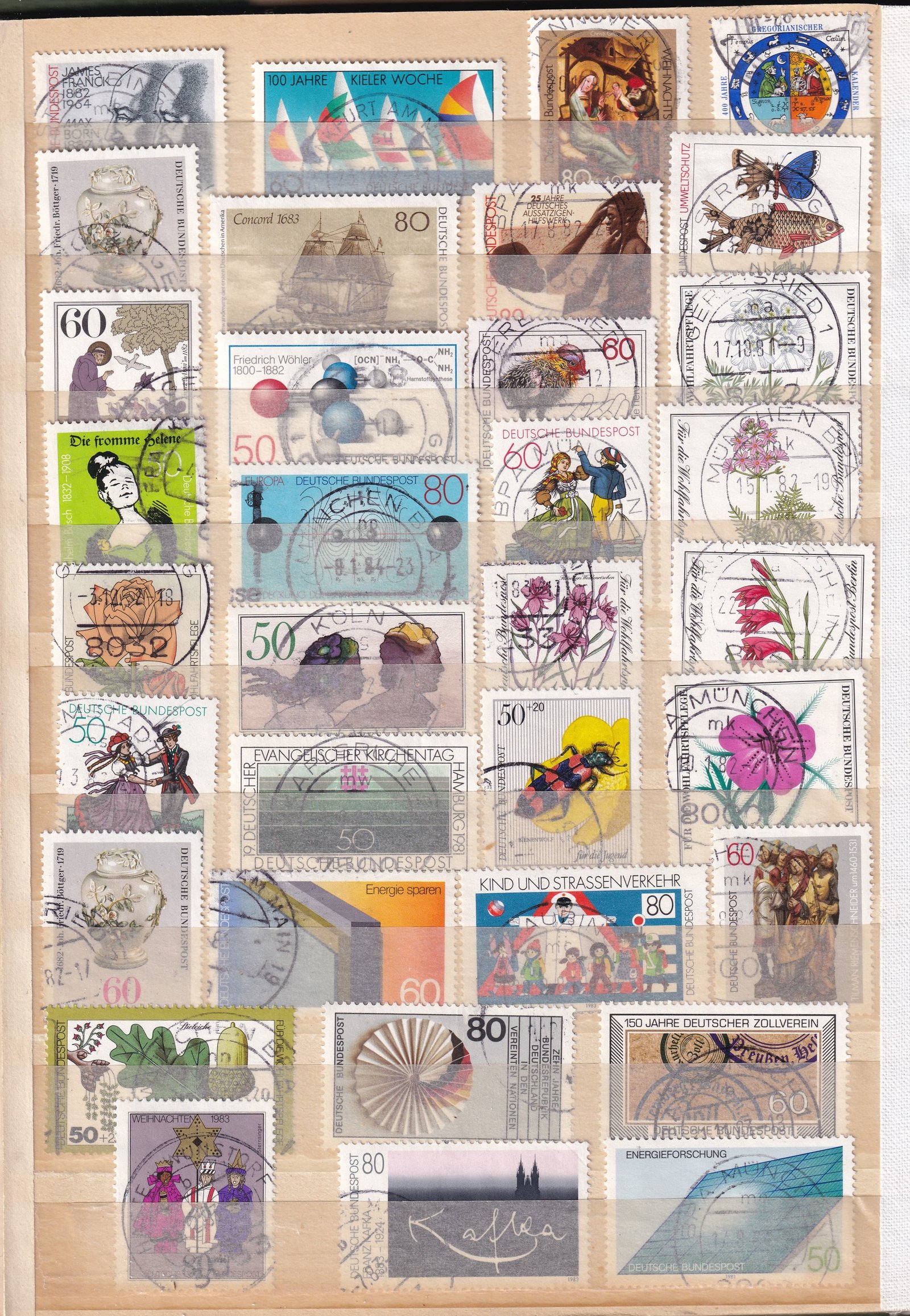 Németország, tartalmas gyűjtemény - magas katalógus értékkel (A5 méretű jó minóségű albumban)