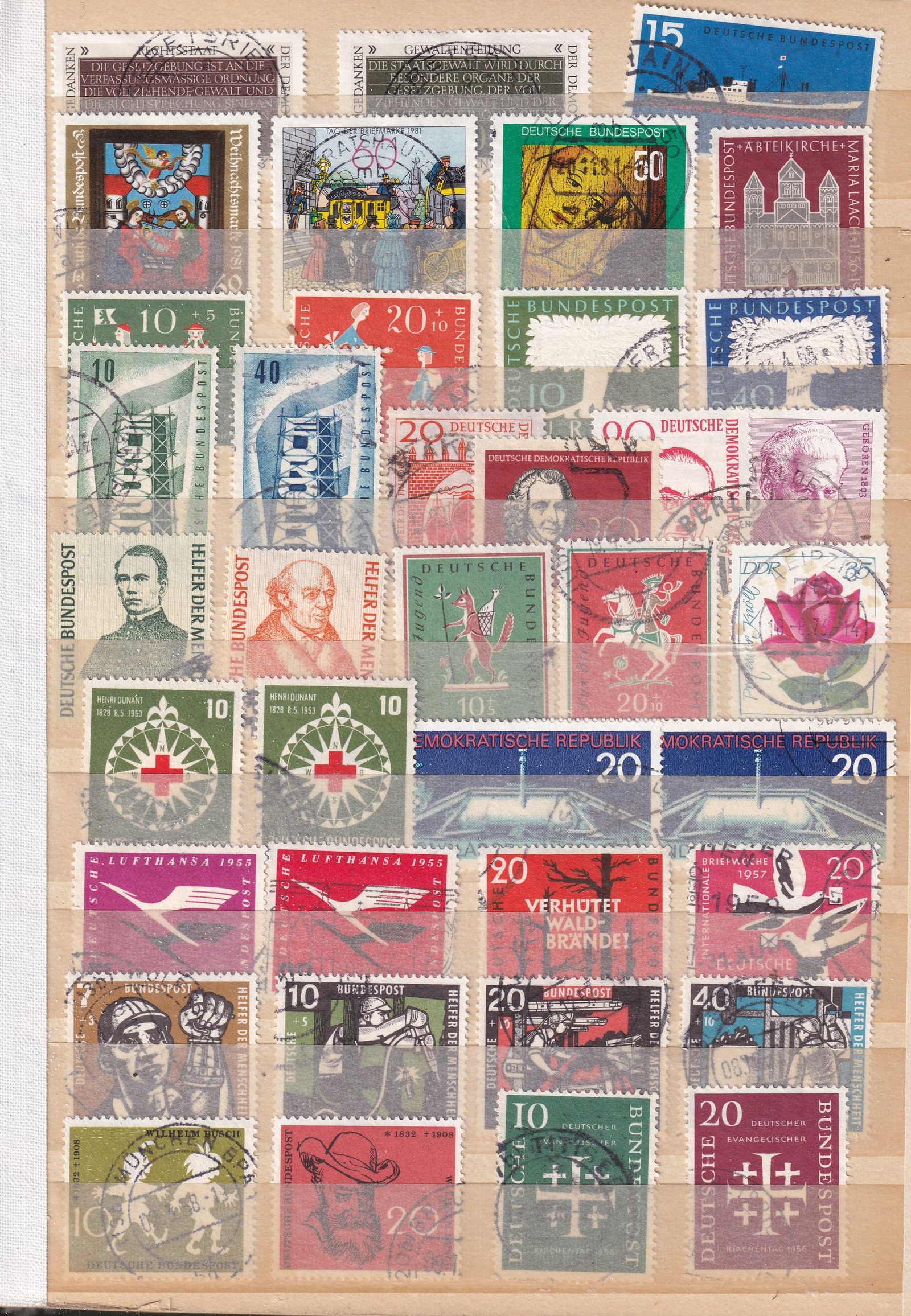 Németország, tartalmas gyűjtemény - magas katalógus értékkel (A5 méretű jó minóségű albumban)