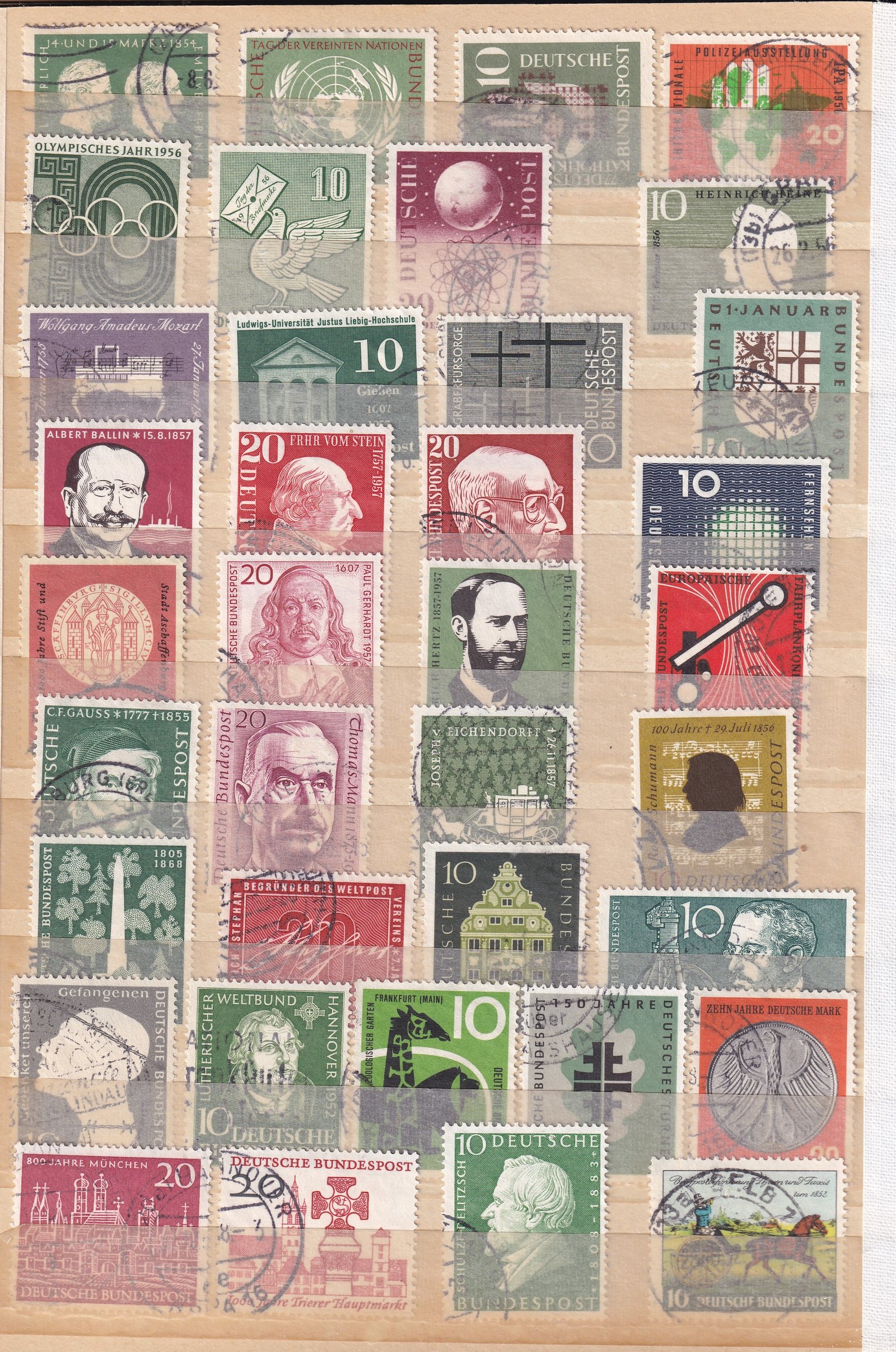 Németország, tartalmas gyűjtemény - magas katalógus értékkel (A5 méretű jó minóségű albumban)