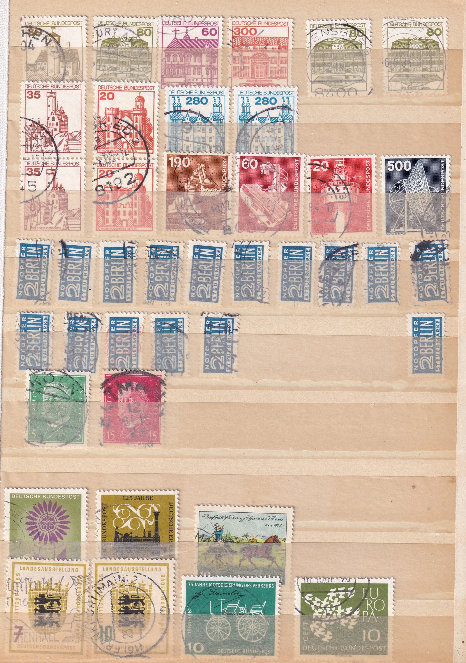 Németország, tartalmas gyűjtemény - magas katalógus értékkel (A5 méretű jó minóségű albumban)