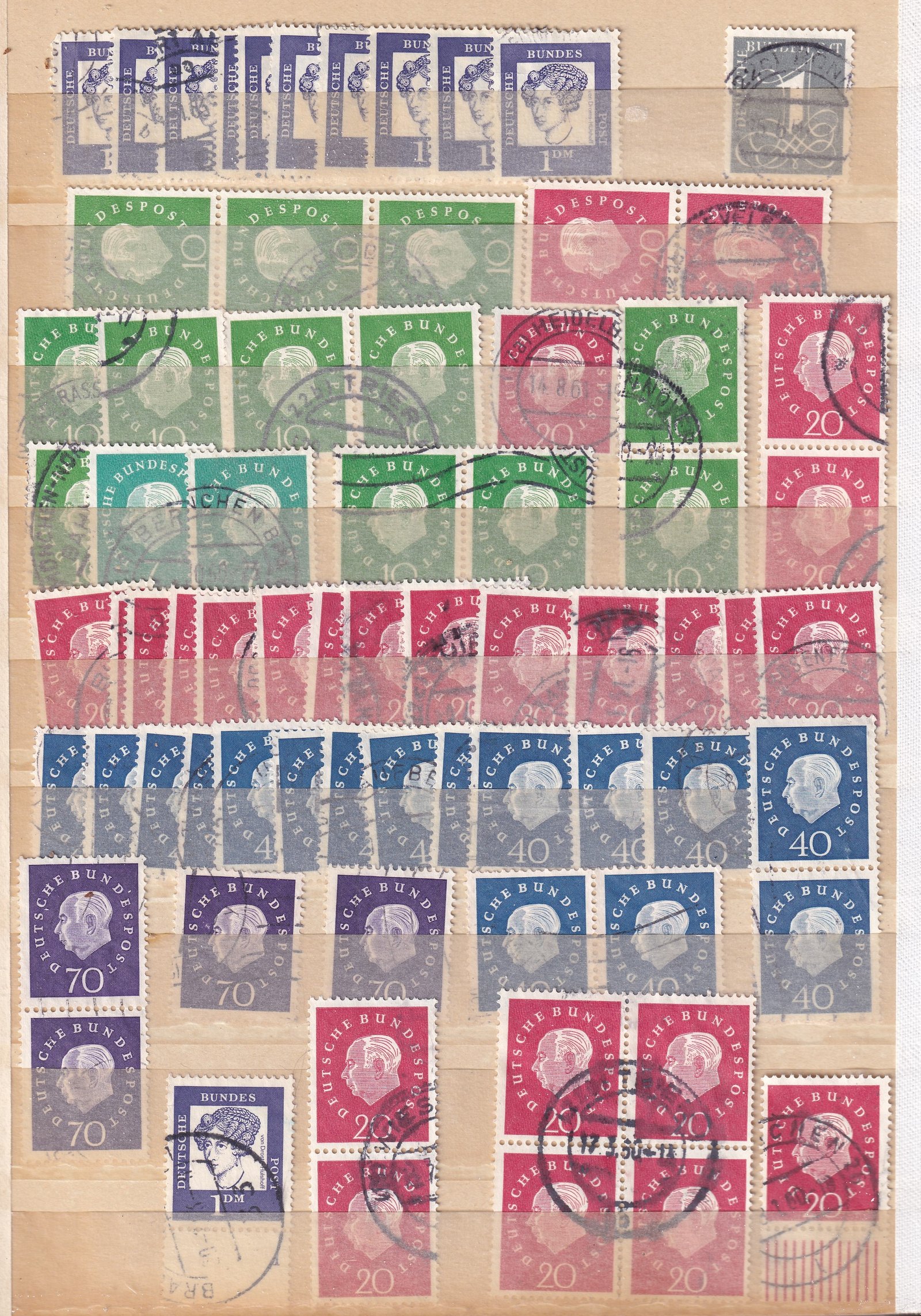 Németország, tartalmas gyűjtemény - magas katalógus értékkel (A5 méretű jó minóségű albumban)