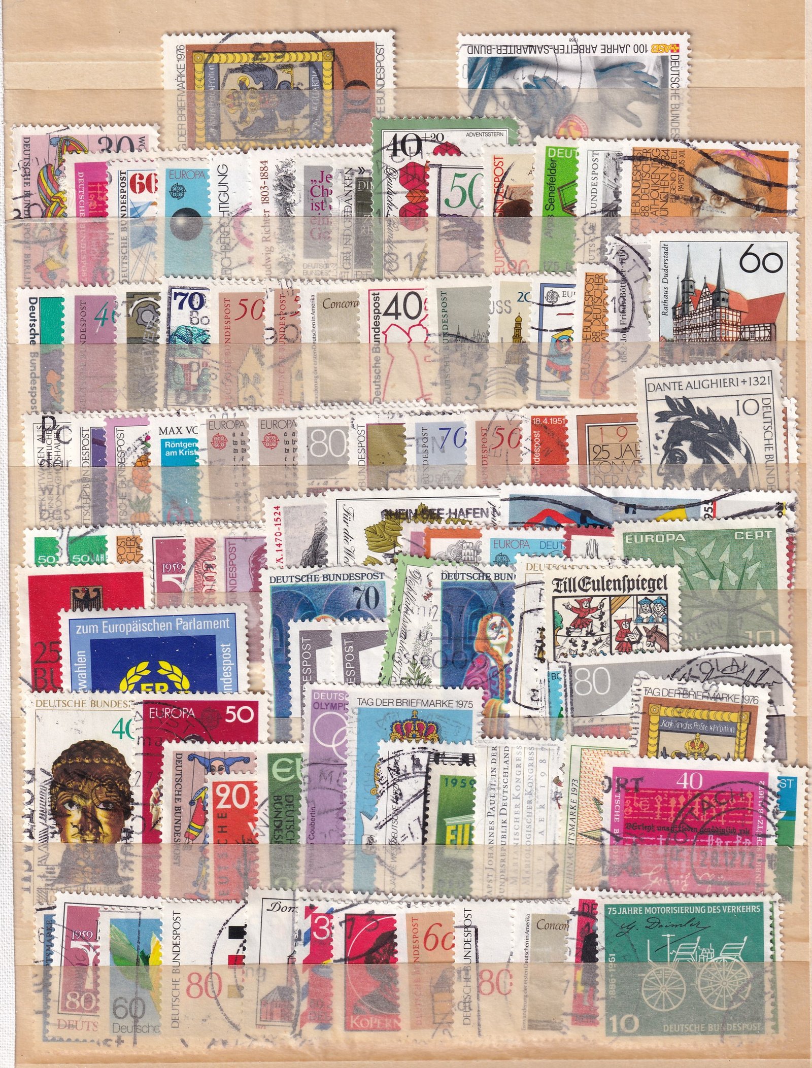 Németország, tartalmas gyűjtemény - magas katalógus értékkel (A5 méretű jó minóségű albumban)