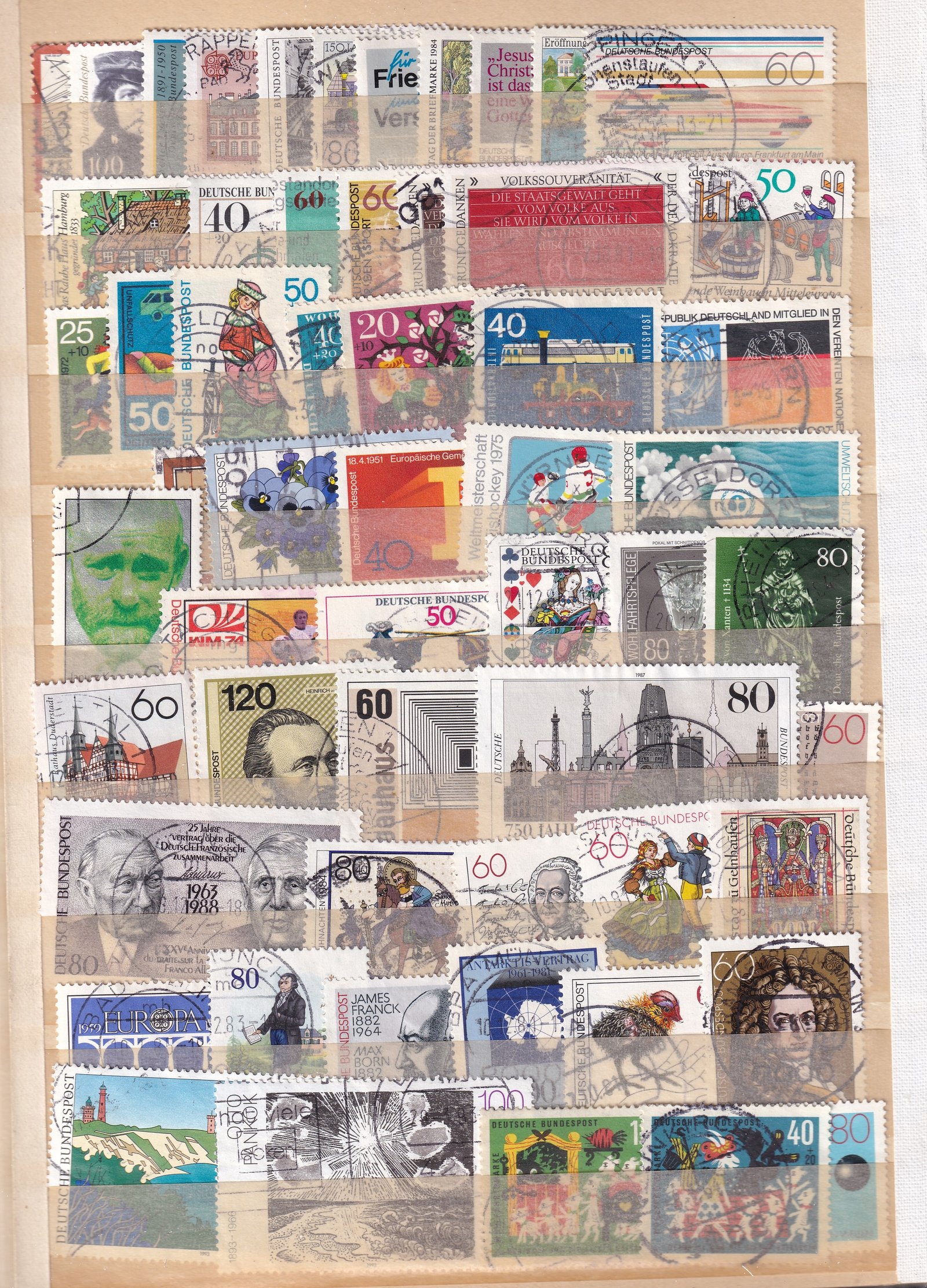 Németország, tartalmas gyűjtemény - magas katalógus értékkel (A5 méretű jó minóségű albumban)
