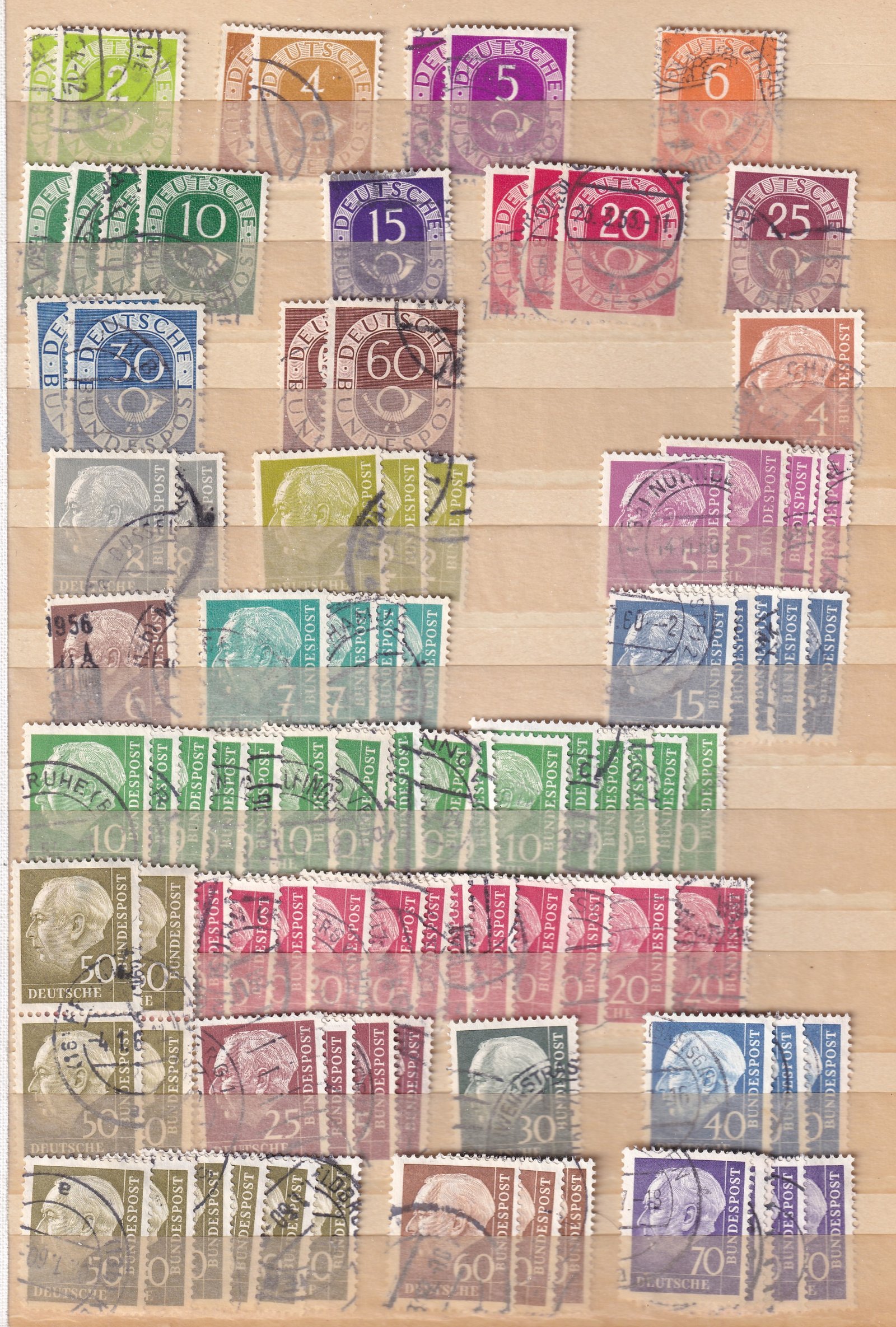 Németország, tartalmas gyűjtemény - magas katalógus értékkel (A5 méretű jó minóségű albumban)