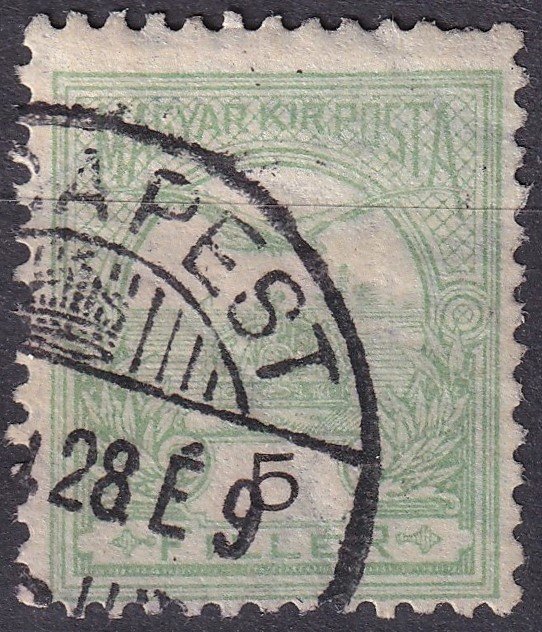 1900. 5f Ba számvízjel állással