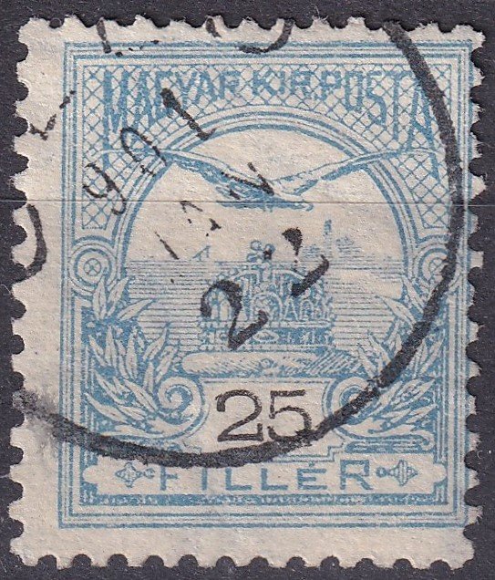 1900. 25f Ba csillagidom vizjellel