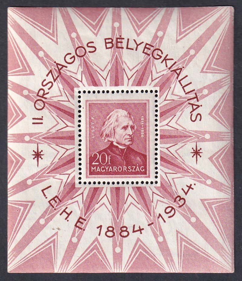 1934. LEHE blokk – postatiszta példány, apró patinával.