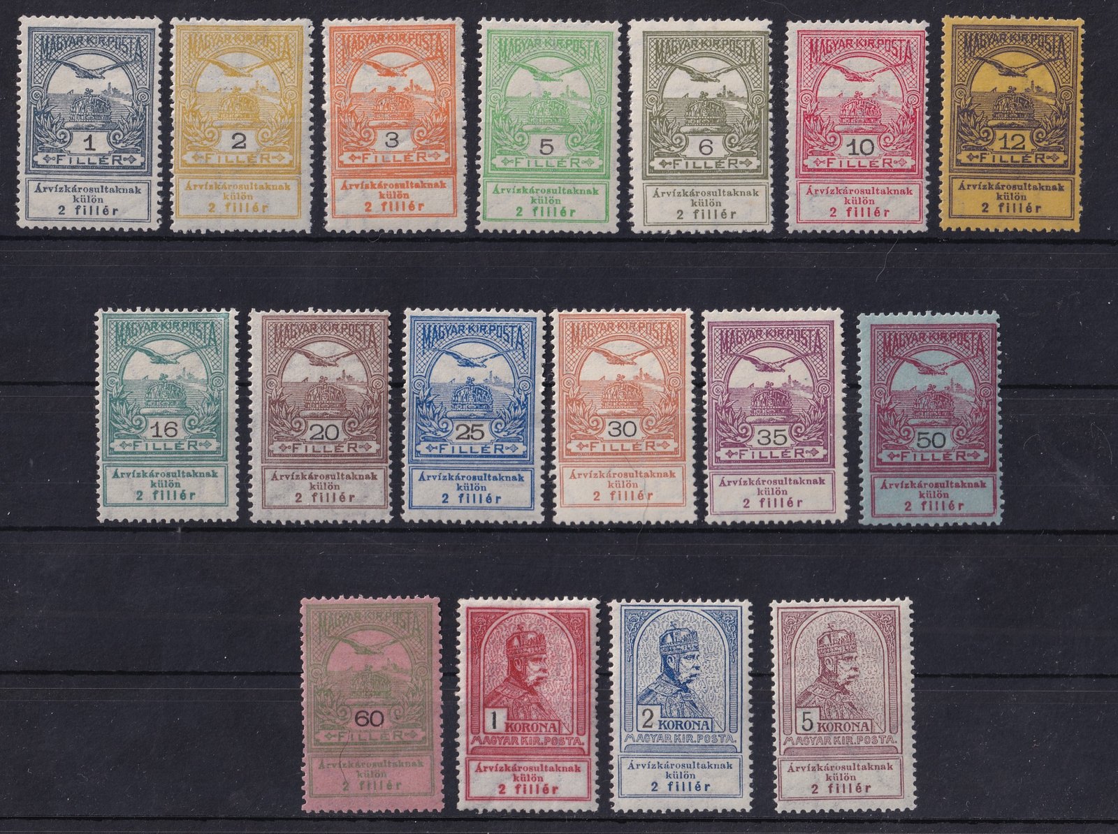 1913. Árvíz postatiszta sor (90 000)