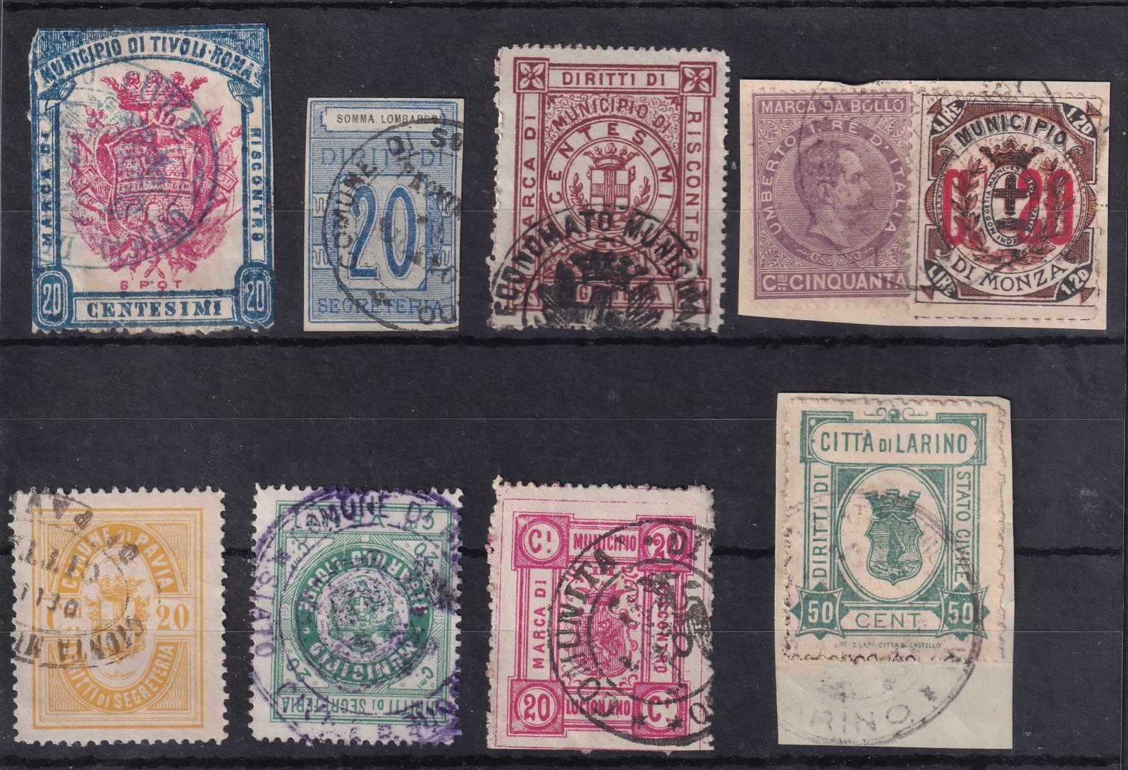 IMG_20260414_0022 Olasz Királyság1861–1946 - Illetékbélyegek