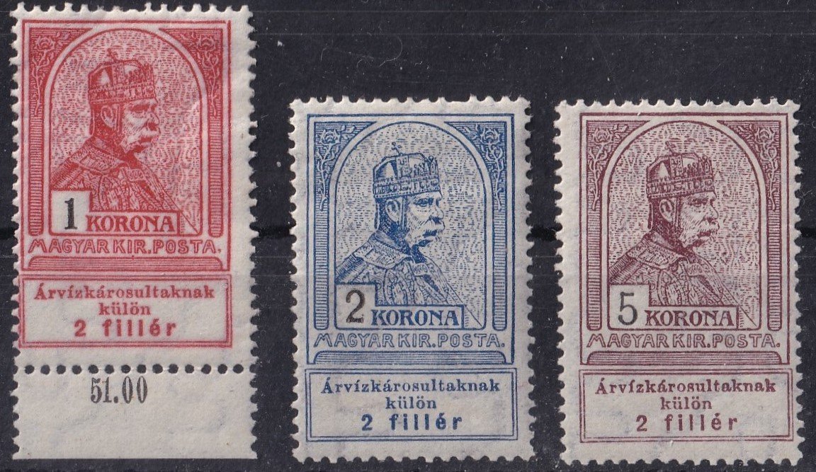 1913. Árvíz záró értékek (78 000)