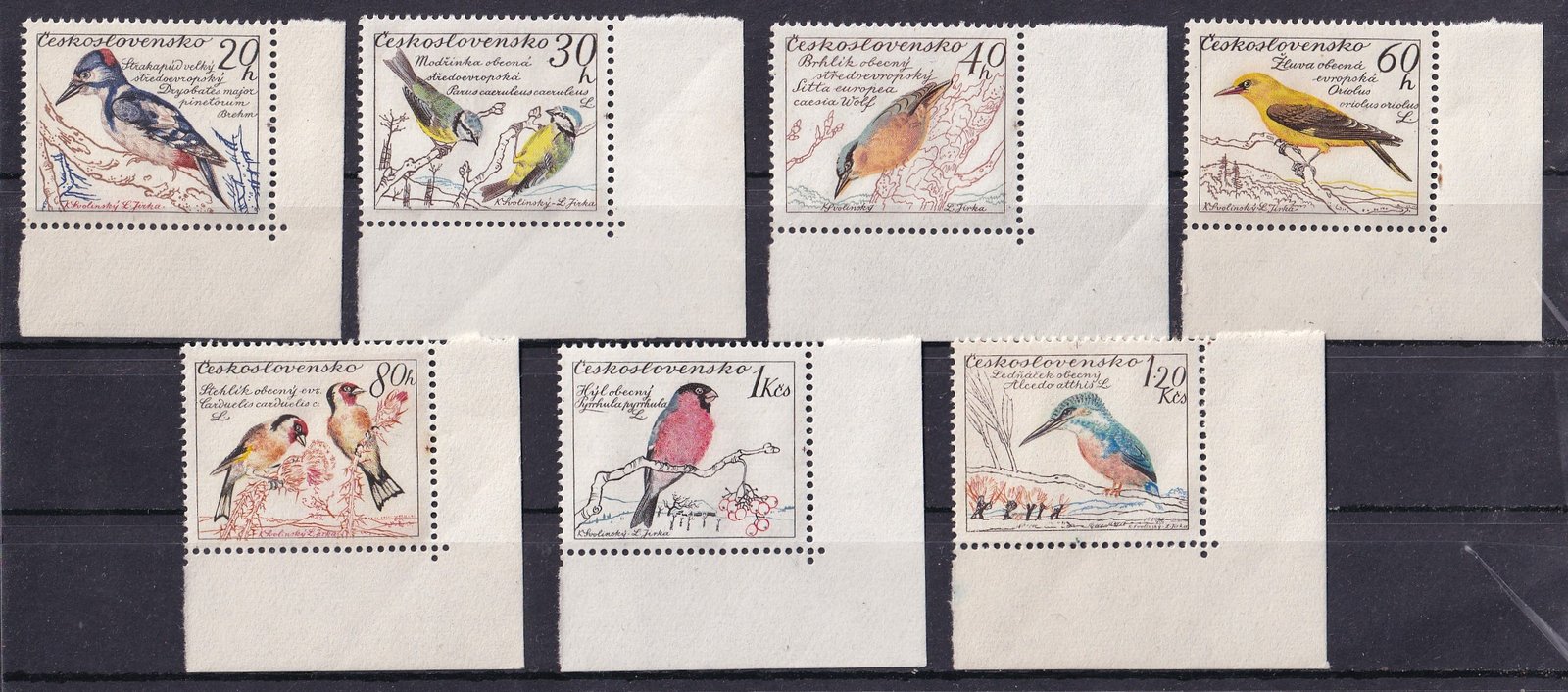1959. Csehszlovákia, Madarak ívsarki sor