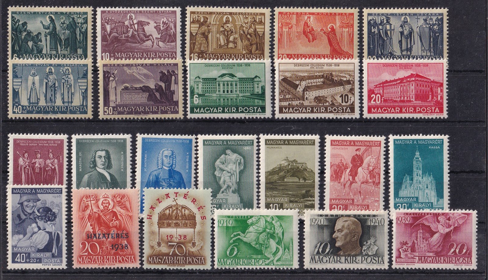 1938-1939. postatiszta sorok