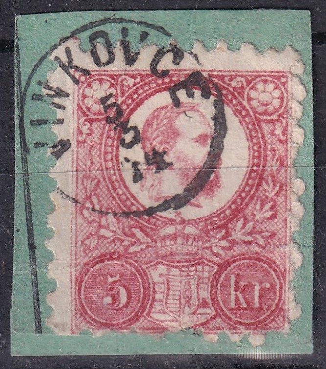 IMG_20260424_0029.4 1871. Réznyomat 5kr kivágáson, VINKOVCE gyűszű bélyegzéssel
