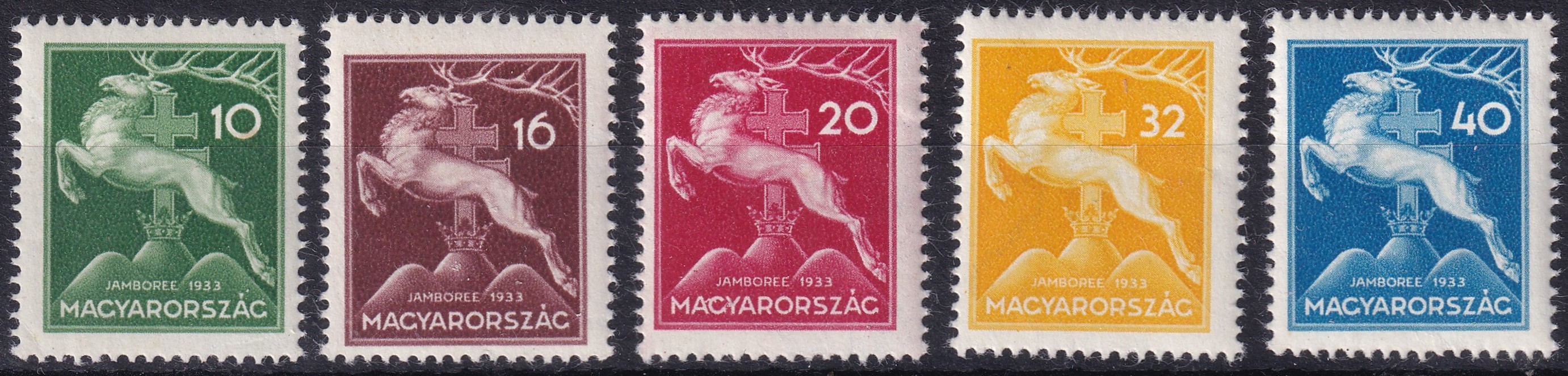 1933. Cserkész sor