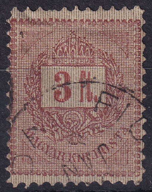 1888. 3Ft - rendkivül keskenyre fogazva