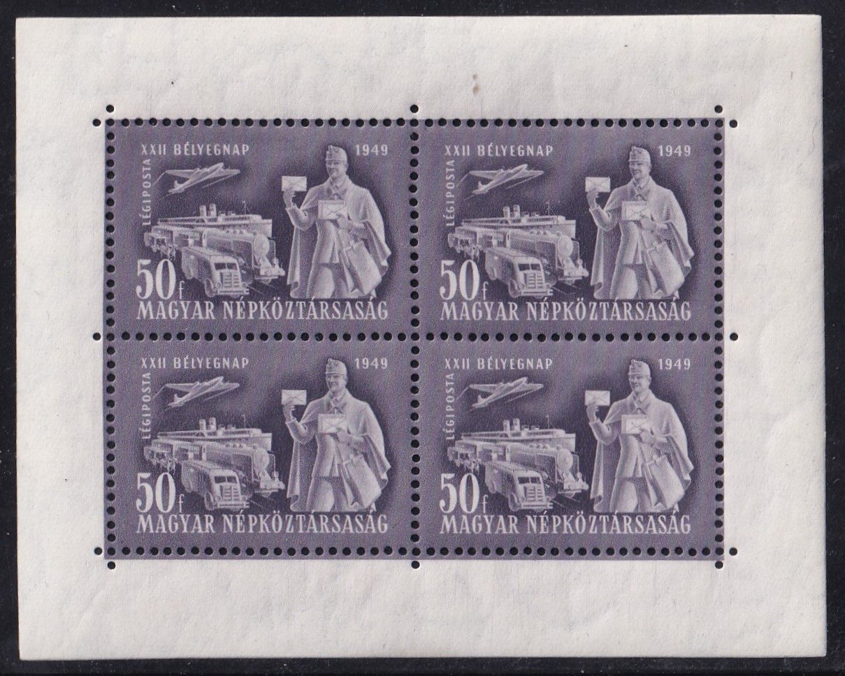 1949. Bélyegnap kisív