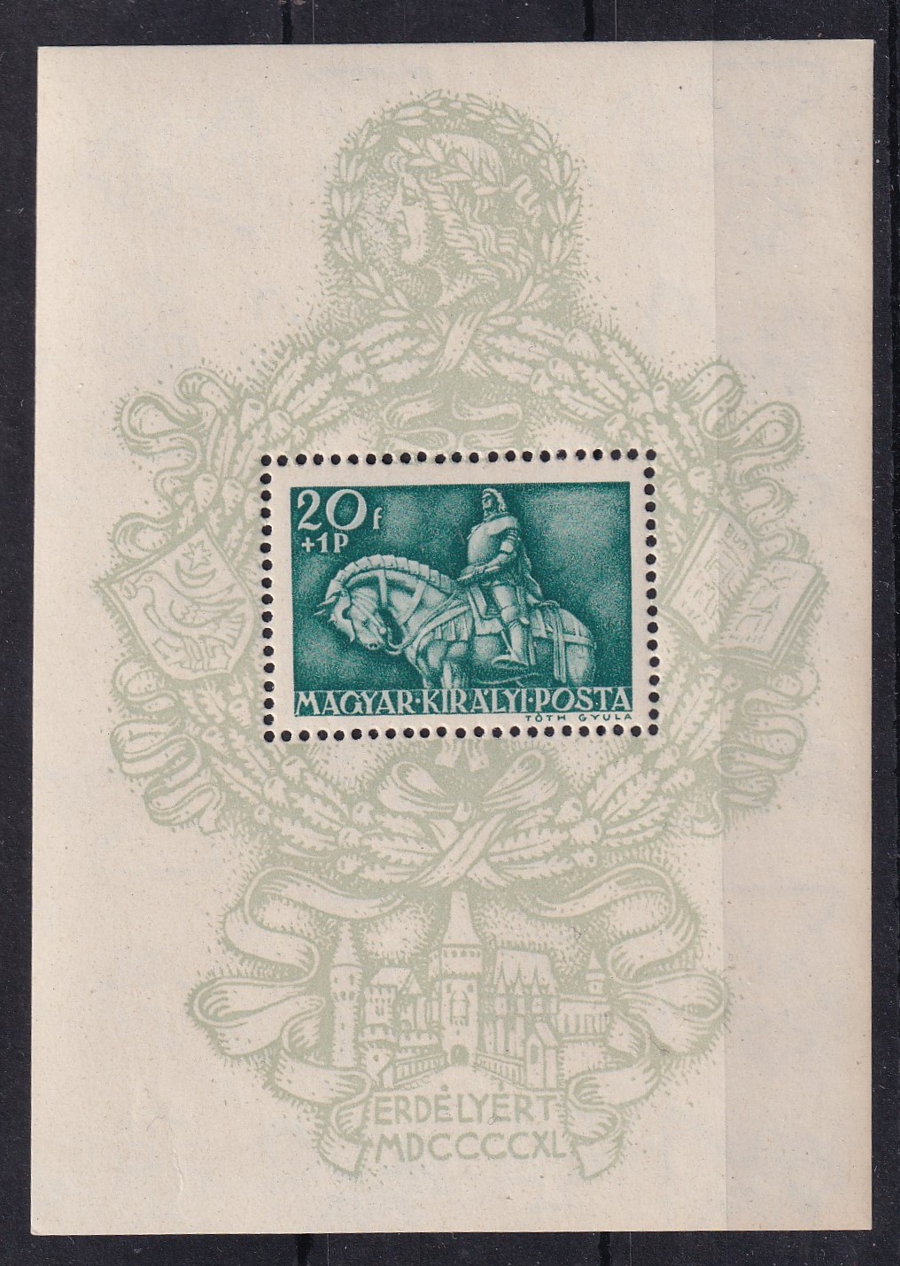 1940. Mátyás Király blokk