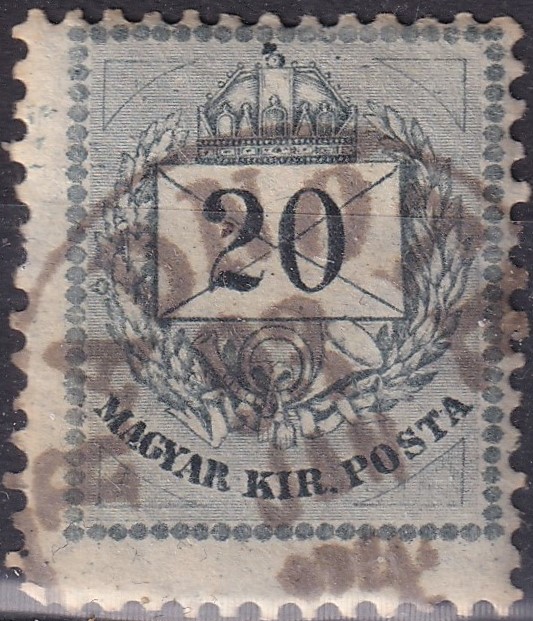 1881. 20kr /E/ (fésűsfogazással) - RADNÓTH