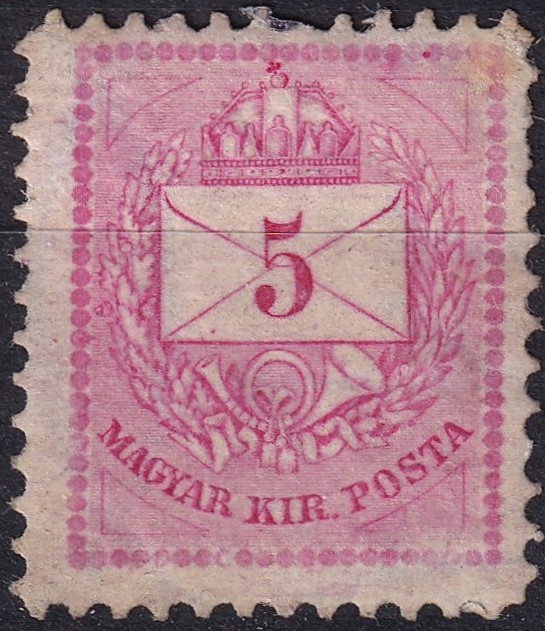 1881. 5kr rózsaszín /B/