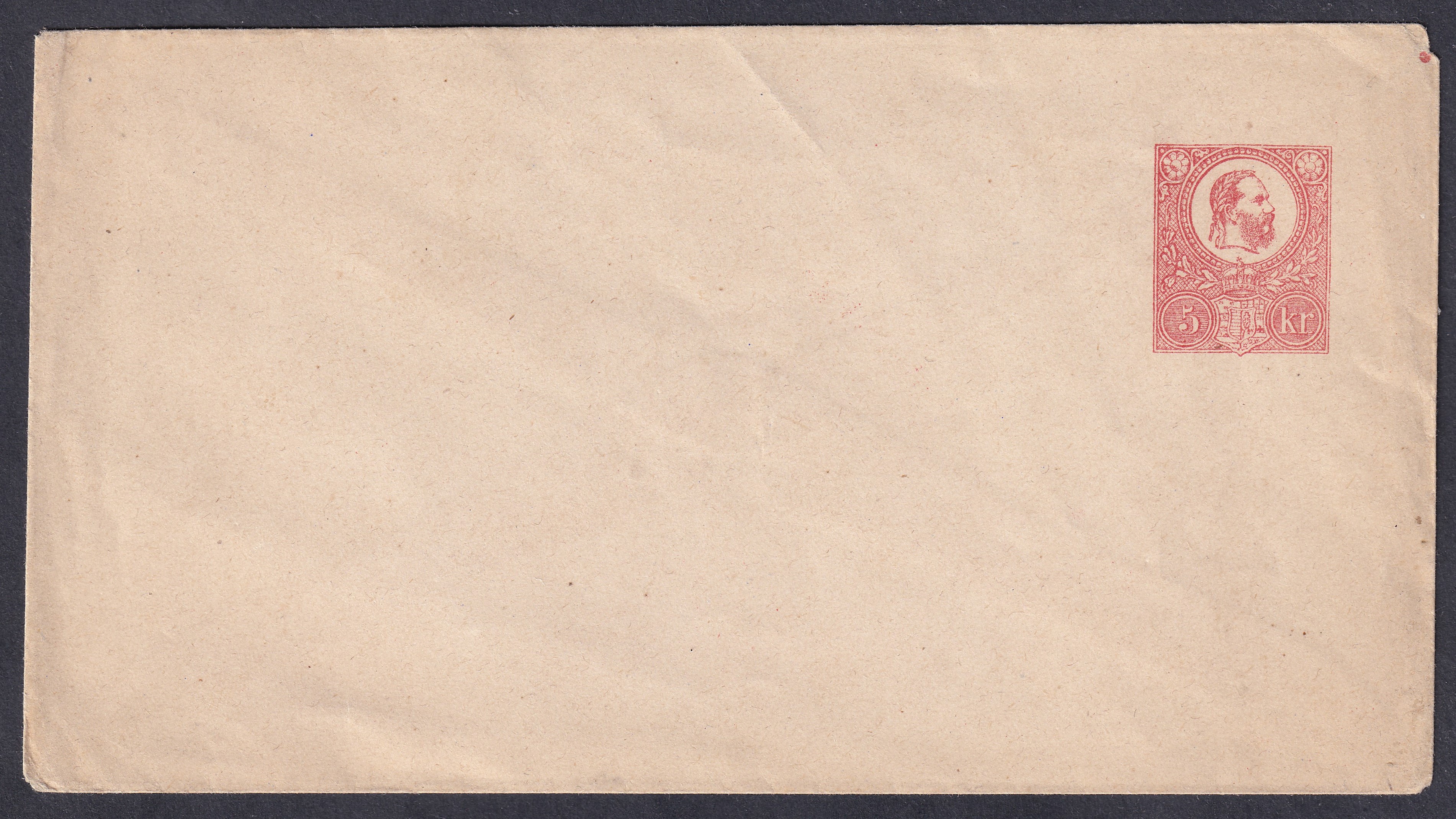 1871. Kőnyomat 5kr HASZNÁLATLAN díjjegyes boríték - /RRRR/