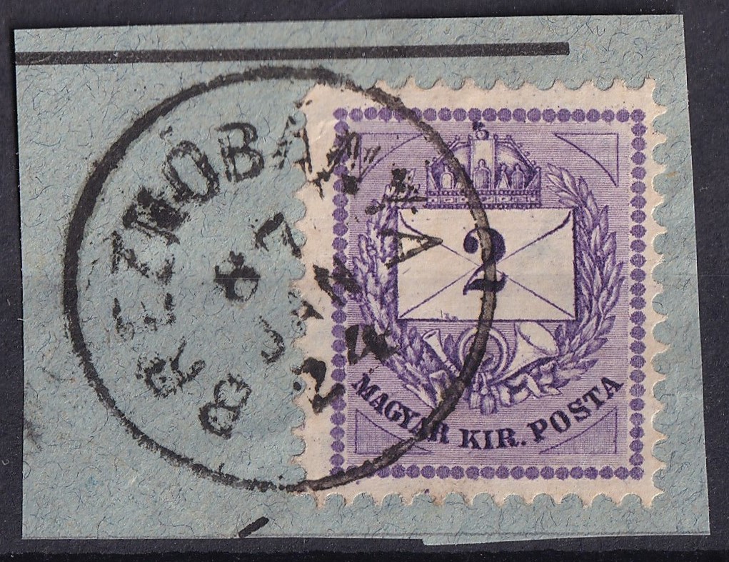 1881. 2kr vöröses ibolya  - BREZNÓBÁNYA