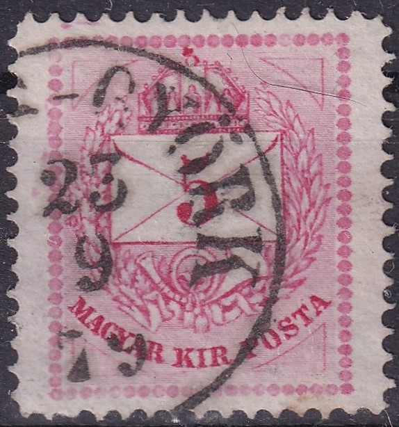 1874. 5kr szélesre fogazva